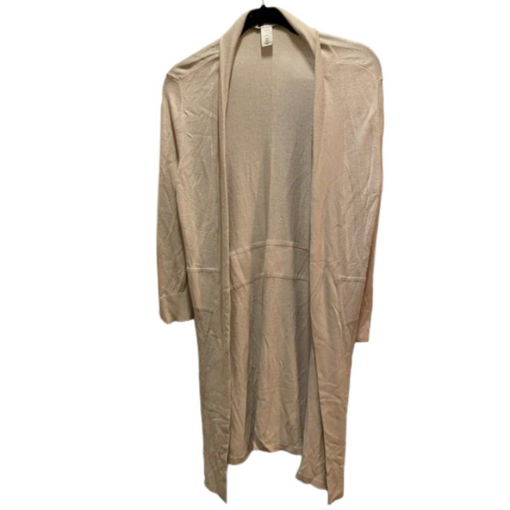 White House Black Market size small long cardigan cream